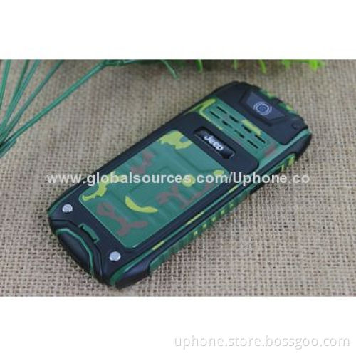 Quad-band Mobile Phones, 2-inch LCD, Dual-SIM Cards, Shock-proof, Dust-proof